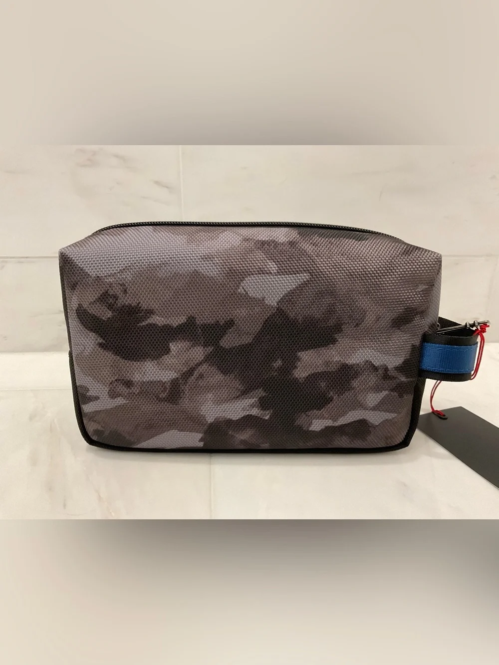 NEW TUMI Ballistic Nylon Zippered MEDIUM KIT Pouch Cosmetic Bag - MOUNTAIN CAMO